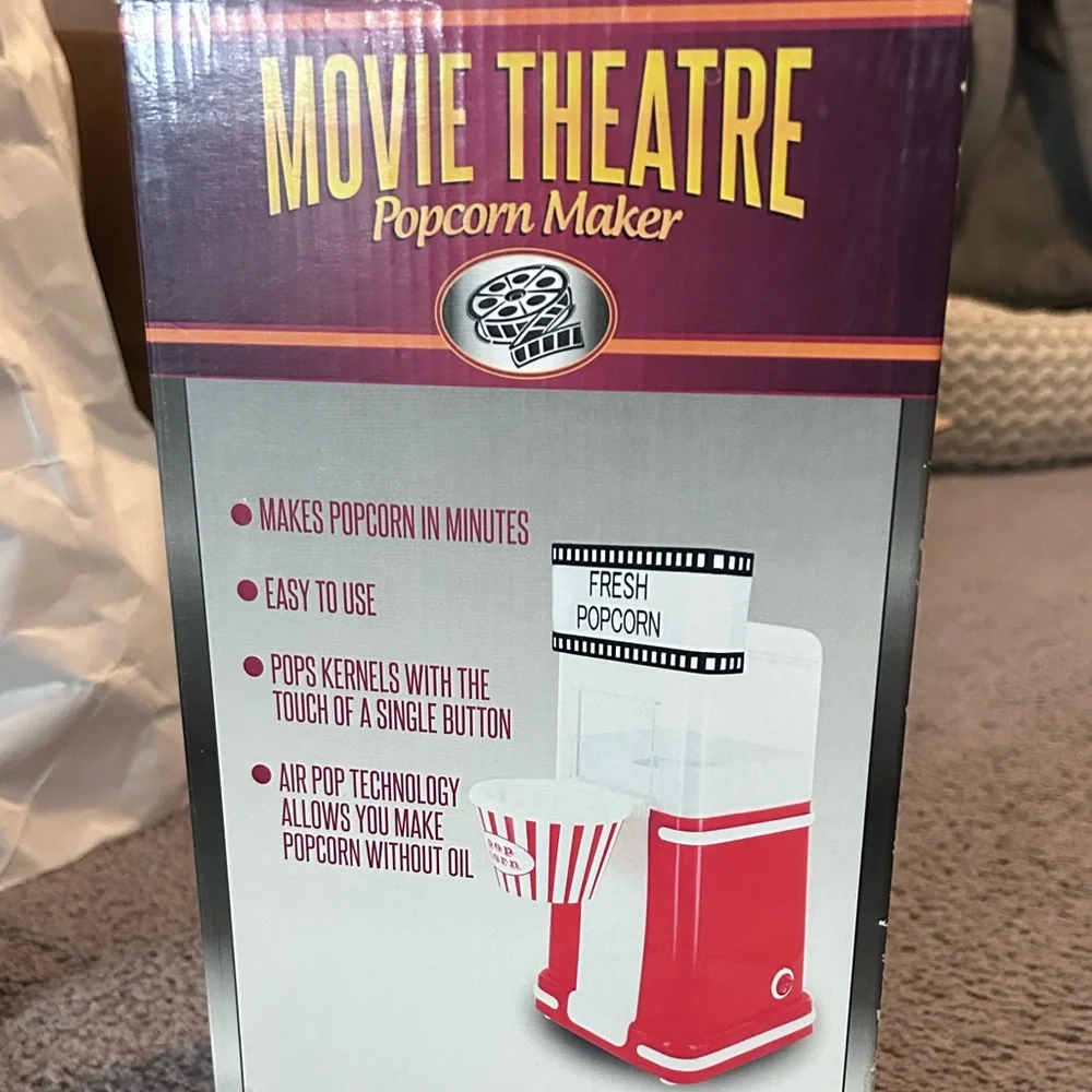 New Movie Theatre Popcorn Machine